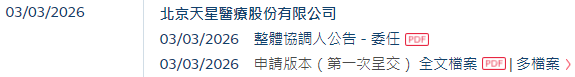  运动医学国产力量崛起；天星医疗二次递表港交所，开启新征程。 健康养生