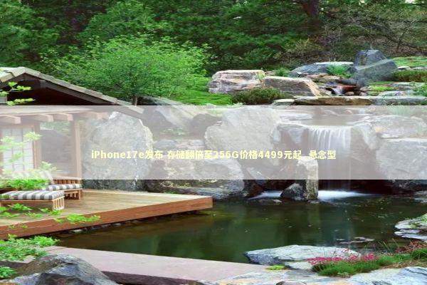 iPhone17e发布 存储翻倍至256G价格4499元起_悬念型