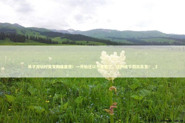 男子游玩时突发胸痛离世！一开始还以为是累了，这种病节假日高发！_3 新闻